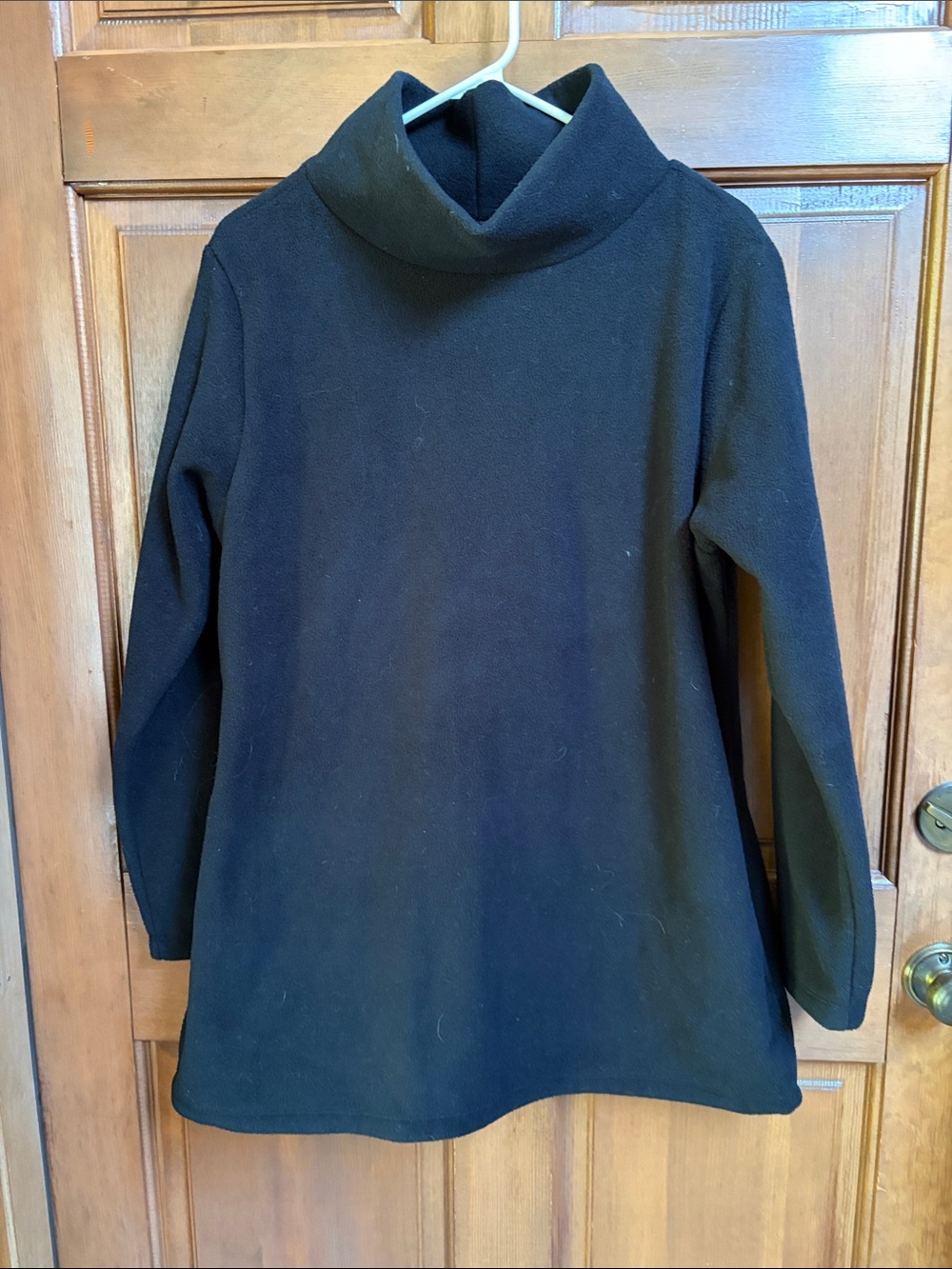 Southwind Apparel Black Funnel Neck Sweater - Cozy Everyday Pullover Size Large